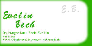 evelin bech business card